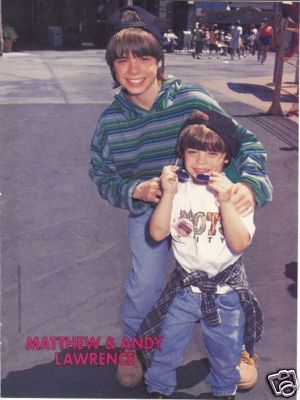  Matthew behind his brother, Andy :)