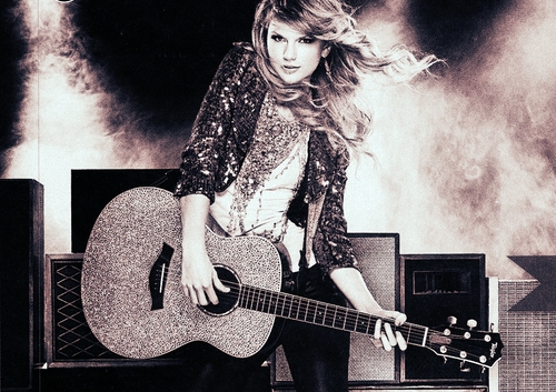  is this contest open still? Tay with her guitar.:}