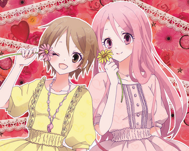 Either Riko Aida ( brown hair ) or Momoi ( pink hair )...Both!♡