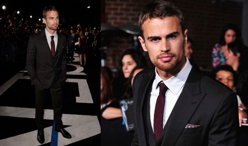  my gorgeous Theo at the Divergent premiere a few weeks ago<3