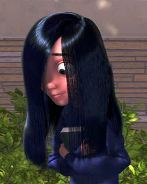  She kinda reminds me of violet from The Incredibles