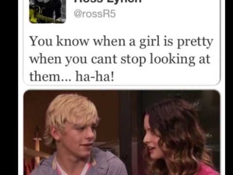  Well Ross sagte he only liked Laura as a friend :/ But I think he likes her Mehr than JUST a FRIEND 1. He stares at her I know the Picture under the tweet is not real But People say the actual tweet is real And every interview he stares at her :3 2. If he Liked someone he wouldn't tell it to someone else he barely knows 3. HE ALWAYS Smiles at her