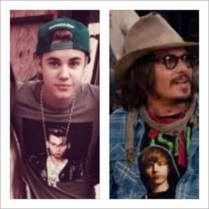  Johnny Depp is a Justin bieber fan!