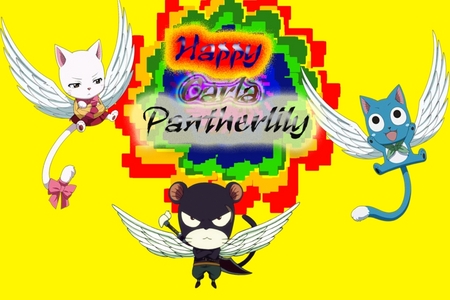  Happy, Carla, and Pantherlilly Fairy Tail