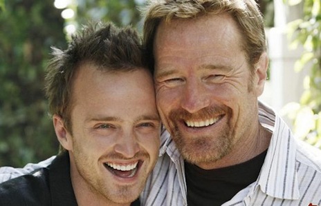  Aaron Paul and Bryan Cranston. <3 Can't post just one! xD