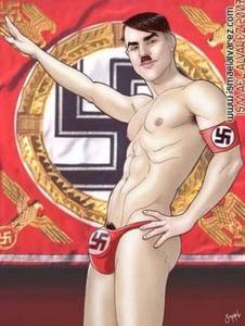  Sorry if it sounds weird but, Adolf Hitler. (._.) EDIT: I FOUND A PIC!! :D