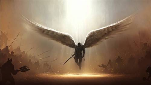  An Archangel. Bringing and fighting for Justice !!!!