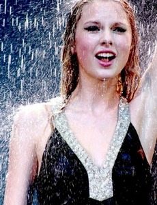 Taylor in the rain.:}