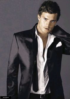  Jamie wearing a suit jacket<3