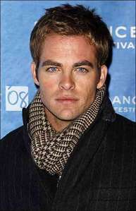  Chris Pine in a scarf<3