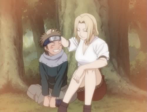  Nawaki & Tsunade (Naruto) Nawaki and his big sis Tsunade.........its sad she Nawawala him.........