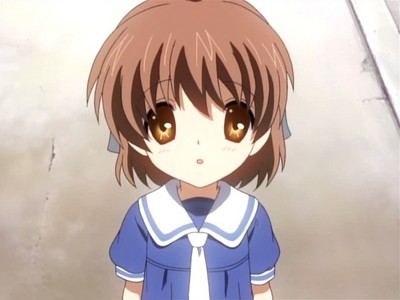  Ushio(CLANNAD) She makes me want cuddle her all the time!