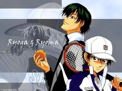Ryoma & Ryoga Echizen in Prince of Tennis can be considered as brothers though the older one was adopted by Ryoma's family.....