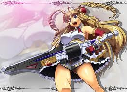 I can't find any anime picture of Neige holding her sword. So, I chose this instead.