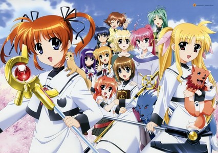  I haven't seen any of those but from my own anime's I have seen I would say Magical Lyrical Girl Nanoha(in dub cause sub was okay.....)
