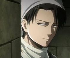  Levi Ackerman/Rivaille in Attack On Titan He usually smiles only when he's cleaning