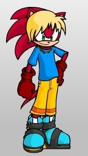  My main FC Ferrari the Hedgehog. I think I'd liked for anda to do line art color with shading and I want anda to make him look like he's reenacitng a scene from a movie.