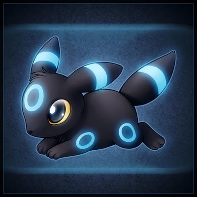 because umbreon glows in the moonlight which nearly attracts te to it. It is a thin Pokémon (unlike flareon).Also the shiny form draws te to it even more. (Plus how is this not ADOREABLE \/ )