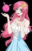  Lacus clyne from gundam seed destiny she is very populair in gundam