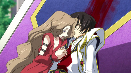  When Lelouch dies in Code Geass. I cried the most when Lelouch died! :(