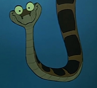 My favorite Disney villain is Kaa from The Jungle Book. 

He would also be the one I would meet. But I would also meet the Queen of Hearts from Alice in Wonderland or Jafar from Aladdin. 