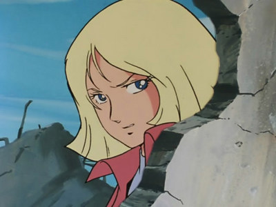  Sayla Mass in the original Mobile Suit Gundam. Now, who would answer this question: http://www.fanpop.com/clubs/dynasty-warriors-gundam/answers/show/534472/what-playable-characters-mobile-weapons-would-like-play-next-game-after-rebirth