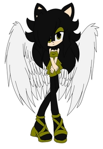  Name: Midnight or Void (Still deciding) Age: 17 Gender: Female Species: Half Porcupine Half Angel Alignment: Neutral but if she has to choose, good Sexual Orientation: Bi-sexual Power(s)?: She can control darkness and ulap formations Likes: Her "Powers" (Refers to them as abilities), flying, the sky, nighttime Dislikes: The sun in her eyes, bright rooms, glass Fears: Being abandoned sa pamamagitan ng her closest mga kaibigan Weaknesses: Water (If it gets on her wings), the sun being in her eyes (It blinds her and if she's flying, she stops mid-air and falls) Personality: Motherly, strict if need be, short-tempered, collected, secretive Backstory: When she was 12, she was captured and genetically modified (That's where the Angel half comes in) and injected with a serum that they had taken off of a pure angel (It killed the Pure Angel in the process). She has hated ITEM & Co (They captured her) for killing possibly the last Pure Angel there is. Friends: N/A Enemies: ITEM & Co. Relatives: Step-sis (Doesn't like her), mother, father, step-father Girlfriend/Boyfriend: N/A Appearance: Picture