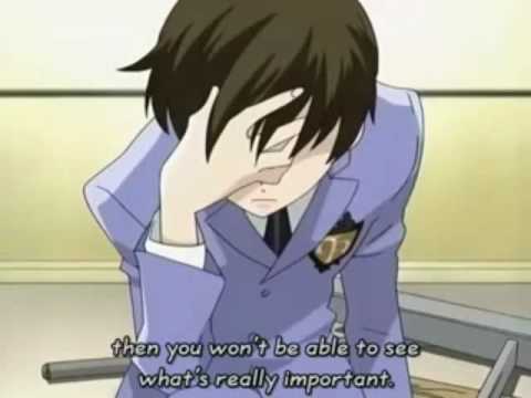  I can't even see anyone hateing Haruhi Fujioka. Me and my little brother like Haruhi Fujioka. I have learned over the past jaar that u shoulden't judge an anime character door the way they act. Judge them door how they look. And than in time u will begin to finally like that character. I like Haruhi Fujioka. Cause she reminds me of a friend I used to know. There is many meer reason why I like Haruhi Fujioka. But I don't wanna wast time saying it all. I also do like the other Ouran High School Host Club characters to. There all funny. There is ways to like each character on Ouran High School Host Club. The picture is mainly to tell u not to judge a character before u get to know about that character. And focus on the good traits of the character.