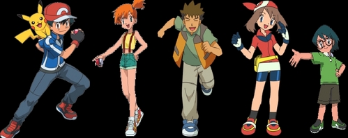 Ash I would Visit Ash and Pikachu First,Then Misty,Then Brock, Then May and Max! There's a lot more but I'm to Lazy :3
