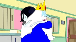 I guess I feel a little bad because he was a normal, sane average dude with a girl he was in Amore with and he suddenly became a crazy, fucked up, old Ice King. But then again he was pretty stupid for fooling around and putting on a possessed crown. I dunno he's one of the characters that kinda annoys me since the same guy (Tom Kenny) who voiced the Ice King voiced SpongeBob too. I can't stand that kinda nasal, obnoxious loud voice. No offense to any1 who likes Ice King it's just my opinion. Marceline though I like considering in the episode I Remember te she is actually Friends with Ice King and jams with him while every1 hates him.
