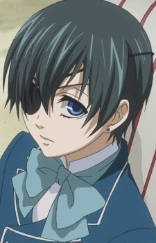  The first boy that comes to mind for me is Ciel Phantomhive from Black Butler.