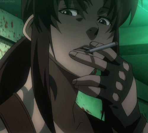  [i]this girl[/i] Revy from Black Lagoon