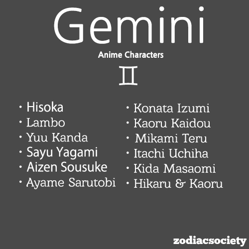 I'm a Gemini ~