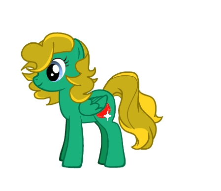 Name: Geomancy
Gender: Mare
Species: Pegasus
Personality: Optimistic and impressionable. Unafraid of a challenge, and loves adventure. Doesn't go out of her way to brag (in fact she's kind of the opposite of boastful) but loves to do something right and have a hand (or hoof, in her case) in a major success.
Bio: Geomancy lives with her mother and her sister a little ways outside of the kingdom of Equestria. Although she's not a unicorn and can't use magic, she has a knack for making magic talismans. These talismans usually have simple effects, such as summoning food or basic tools. However, Geo's work may have much more potential than she realizes.