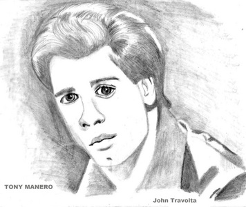  My sketch of Travolta :)