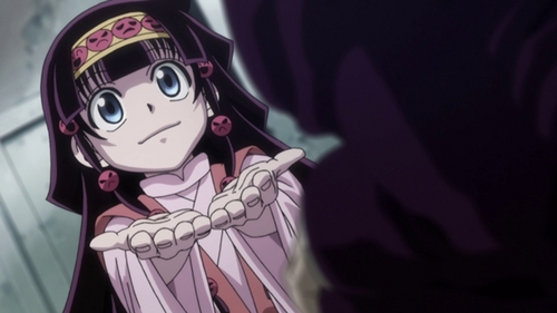  Alluka Zoldyck from Hunter x Hunter. She's so cute! I'd totally give her ভালুক hugs and head rubs. She's adorable.~ ^^