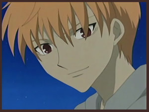  kyo he doest smile that much because he always has anger issues he will smile on rare occasions