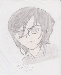  one of the best things I ever drew <33 Gerard Way in Anime style c: <3