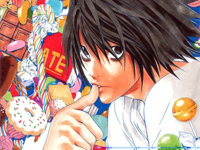 L from Death Note.