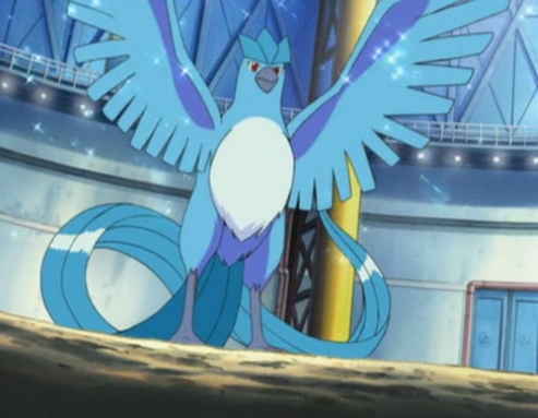 Mine absolutely has to be Articuno! It's design is so beautiful and amazing,,it's strong and graceful-I just love everything about it!