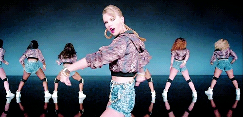 a gif of Taylor dancing from her Shake It Off video :)