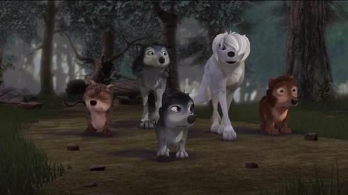 Lilly's in it but I'm not sure about Garth. Lilly was seen in the trailer followed by two unknown pups (theoried to be her and Garth's children).