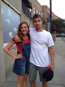  my sexy Theo with a fan<3<3