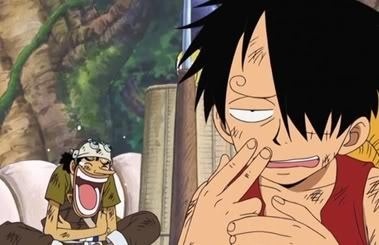 Luffy.............it's got to be Luffy..........it's obviously Luffy........(from one piece)