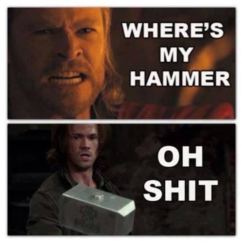  Thor/Sam crossover ...LOL<3