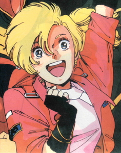 Elle Vianno from Gundam ZZ

Maybe you can research the show and answer this question: http://www.fanpop.com/clubs/giant-robots/answers/show/530239