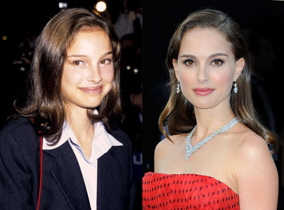  Natalie Portman then and now