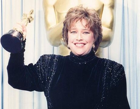 the incredibly amazing Kathy Bates with her Oscar