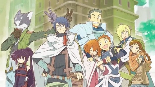  I would recommend Log Horizon. Here's the summary: द्वारा its eleventh expansion pack, the massively multiplayer online role-playing game Elder Tale has become a global success, having a following of millions of players. However, during the release of its twelfth expansion pack: Novasphere Pioneers, thirty thousand Japanese gamers who are all logged on at the time of the update, suddenly find themselves transported inside the game world and donning their in-game avatars. In the midst of the event, a socially awkward gamer called Shiroe along with his फ्रेंड्स Naotsugu and आकात्सुकि decide to team up so that they may face this world which has now become their reality along with the challenges which lie ahead.