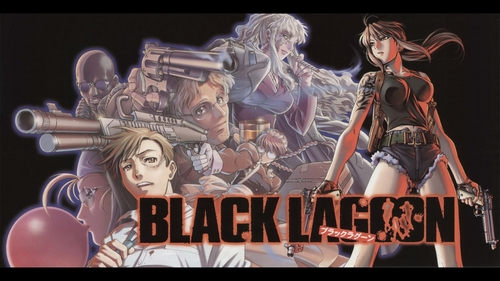 Let's see... Black Lagoon, for sure. That's a must see if you like mature anime. And do watch it in dub if you can; it really brings the show together. *pic*

Romeo x Juliet is more romance based, but has somewhat of a war-based conflict. However, the main genre IS romance, so if you don't care for that, I wouldn't recommend it.

The Legend of Legendary Heroes is also fantastic. It can get violent, but not to the level of Corpse Party or anything like that. It's a really good fantasy-war anime.